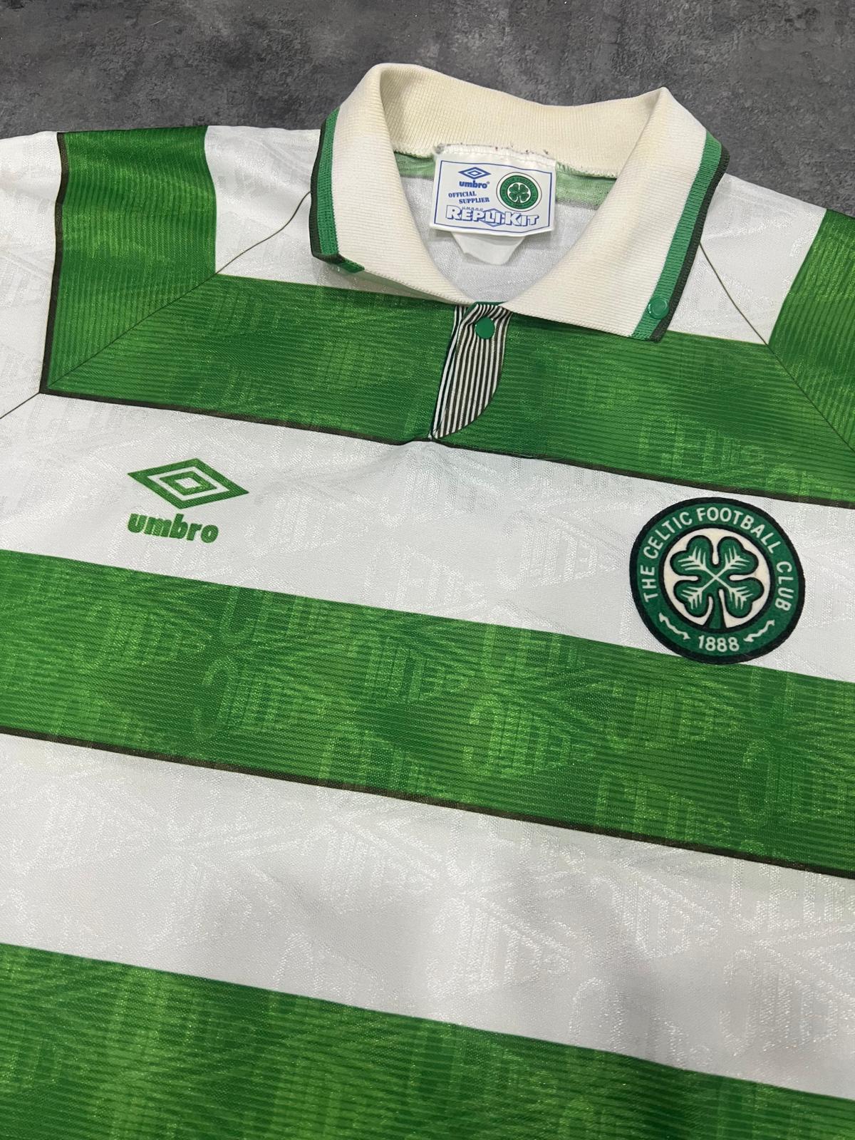 Celtic FC 1993–95 Umbro Vintage Home Shirt | Camiseta Celtic Glasgow 90s