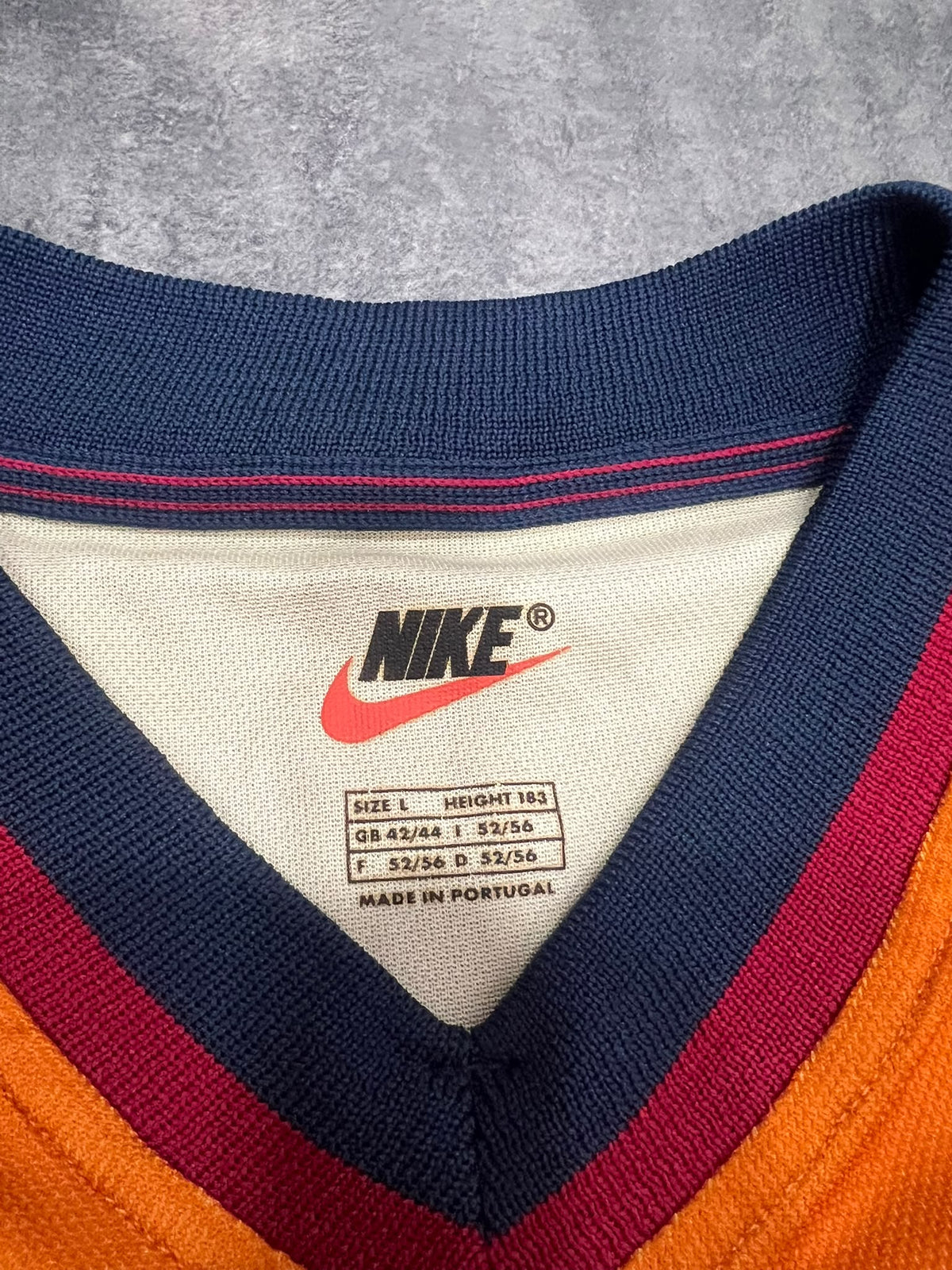 FC Barcelona 1998/99 Nike Away Shirt Kluivert #19 | Camiseta Barça Naranja Vintage 90s