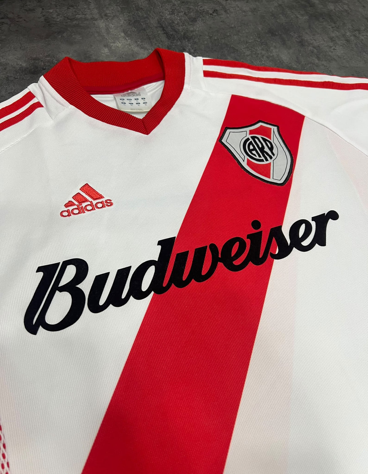Vintage Adidas River Plate Budweiser Football Shirt 2002-04 XL / Camiseta fútbol retro River Plate Argentina