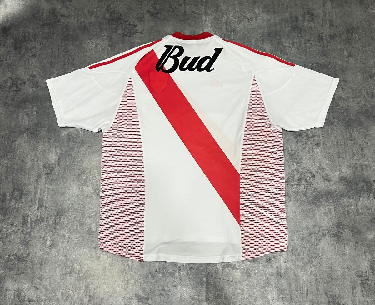 Vintage Adidas River Plate Budweiser Football Shirt 2002-04 XL / Camiseta fútbol retro River Plate Argentina