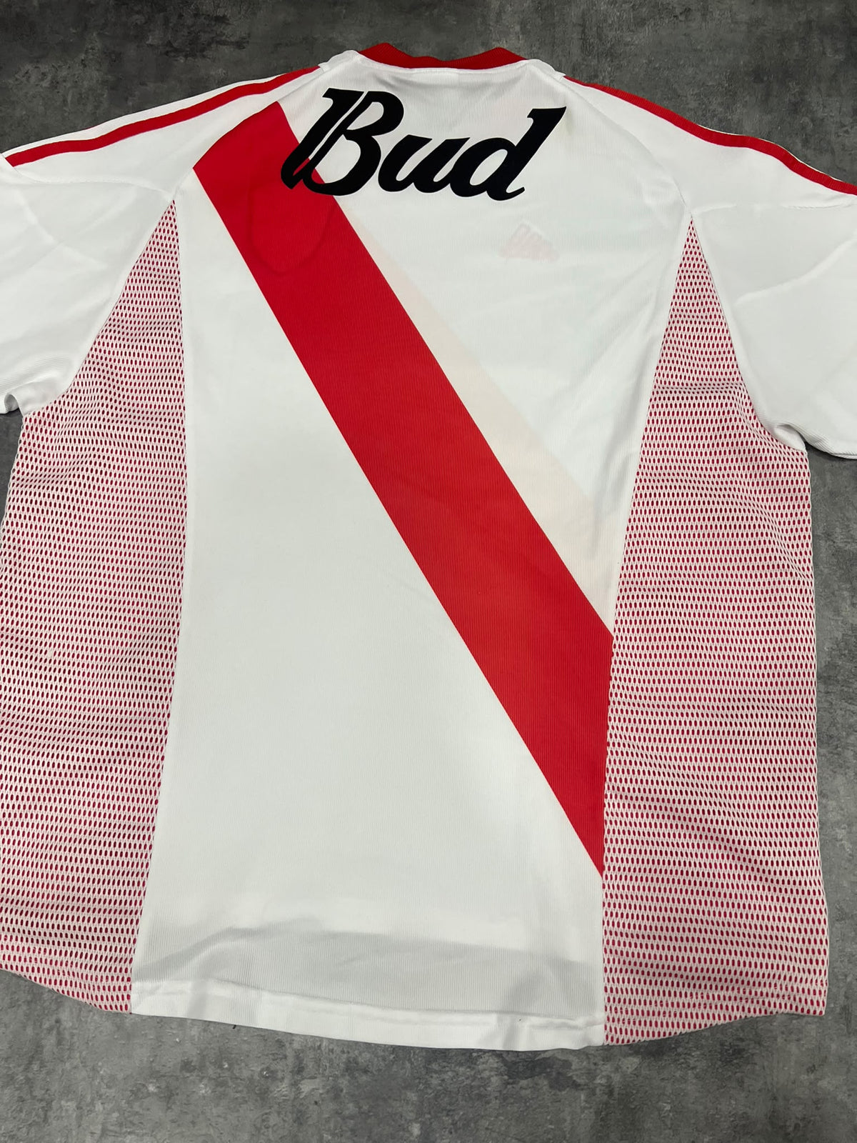 Vintage Adidas River Plate Budweiser Football Shirt 2002-04 XL / Camiseta fútbol retro River Plate Argentina