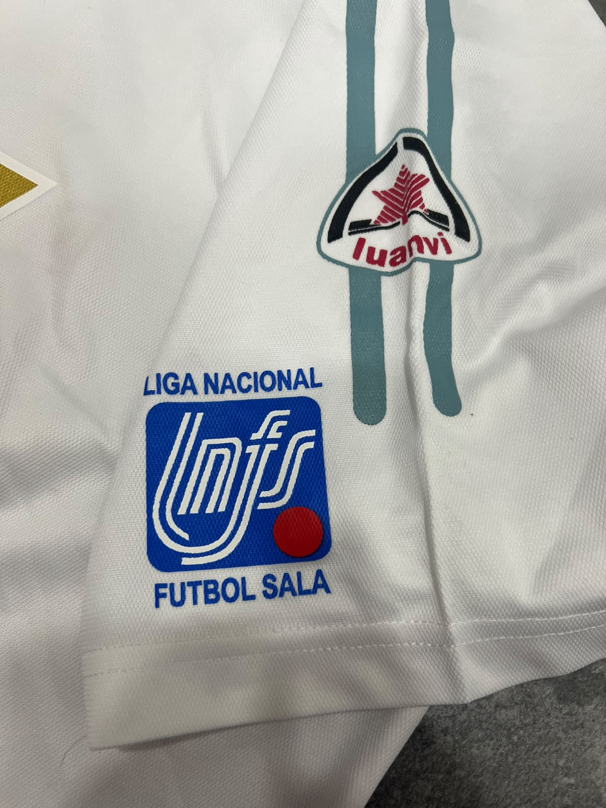 El Pozo Murcia Futsal Vintage Luanvi 2005 Pedrinho #6 Full Kit | Equipación Fútbol Sala Retro