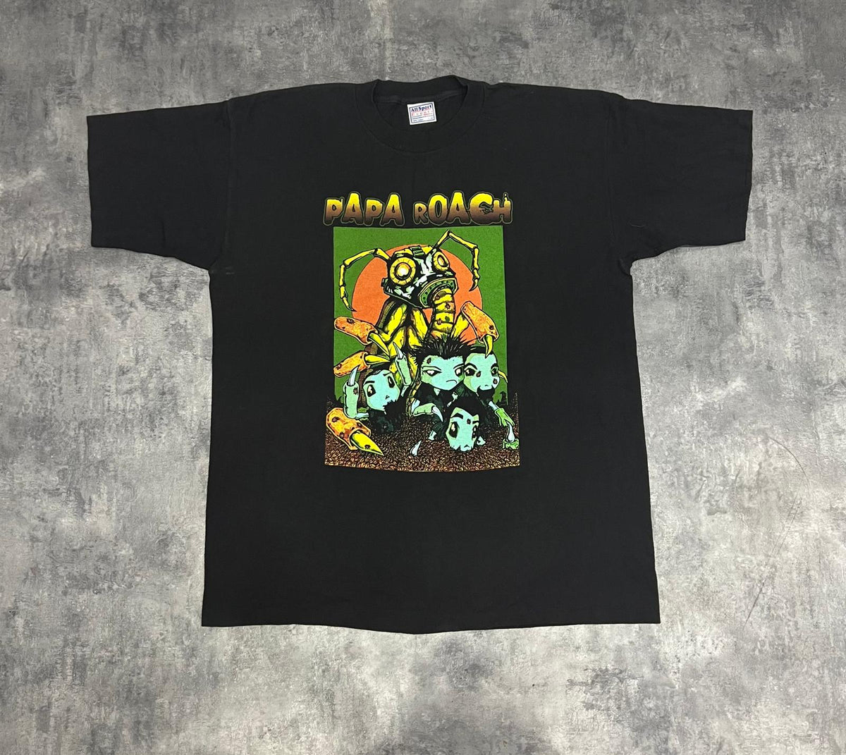 Papa Roach Vintage Band Tee – All Sport XL | Nu Metal 90s Y2K