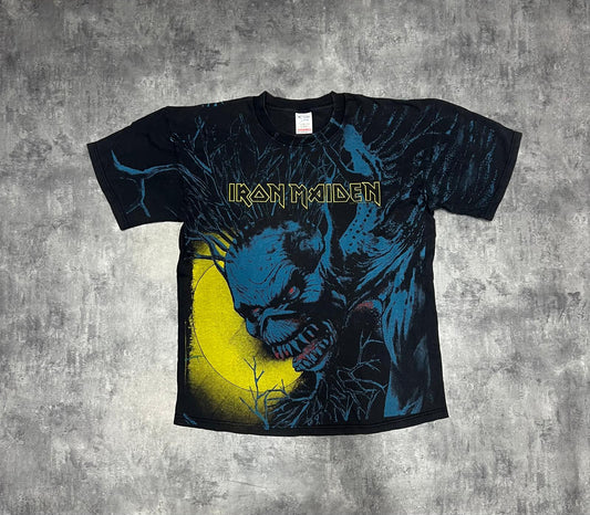 Iron Maiden 1992 Vintage All Over Print T-Shirt – Screen Stars XL