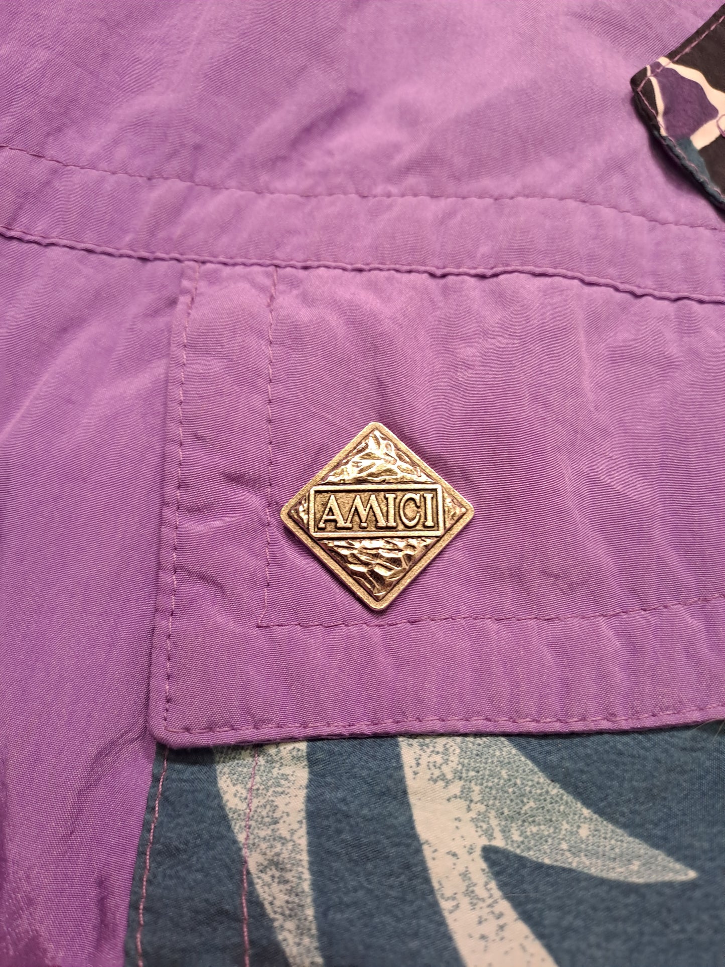Chaqueta Jacket Amici Bomber Ski Snow Vintage 80s