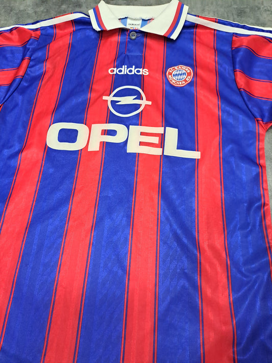 Bayern Múnich 1993-95 Home • Adidas Opel • #4 MIKE • Vintage