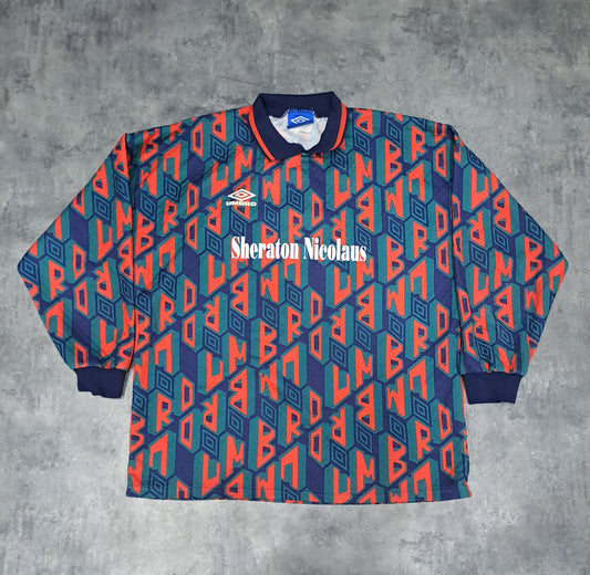 Umbro Portero 90s • Sheraton Nicolaus • #1 • XL • Original Vintage Goalkeeper