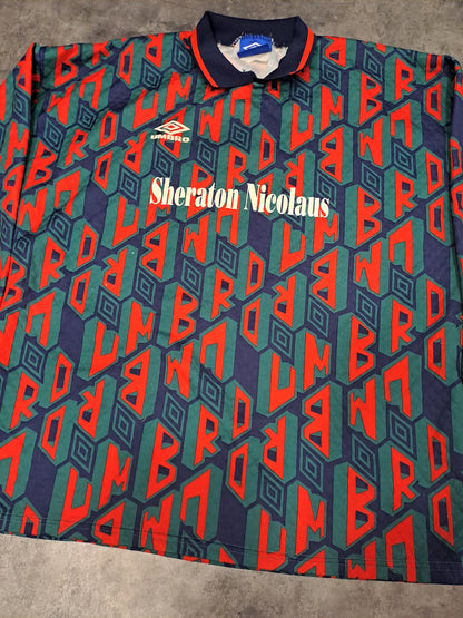 Umbro Portero 90s • Sheraton Nicolaus • #1 • XL • Original Vintage Goalkeeper