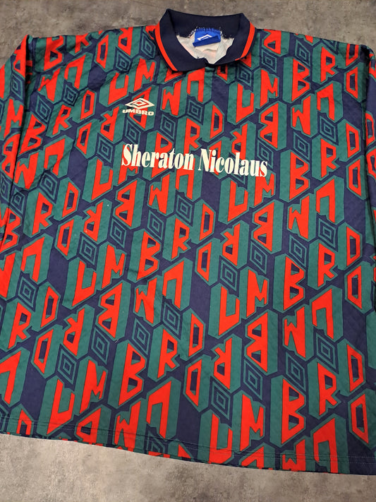Umbro Portero 90s • Sheraton Nicolaus • #1 • XL • Original Vintage Goalkeeper
