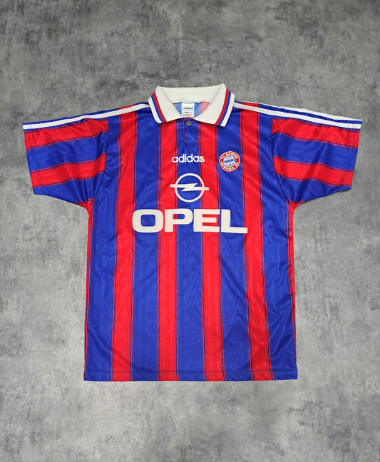 Bayern Múnich 1993-95 Home • Adidas Opel • #4 MIKE • Vintage